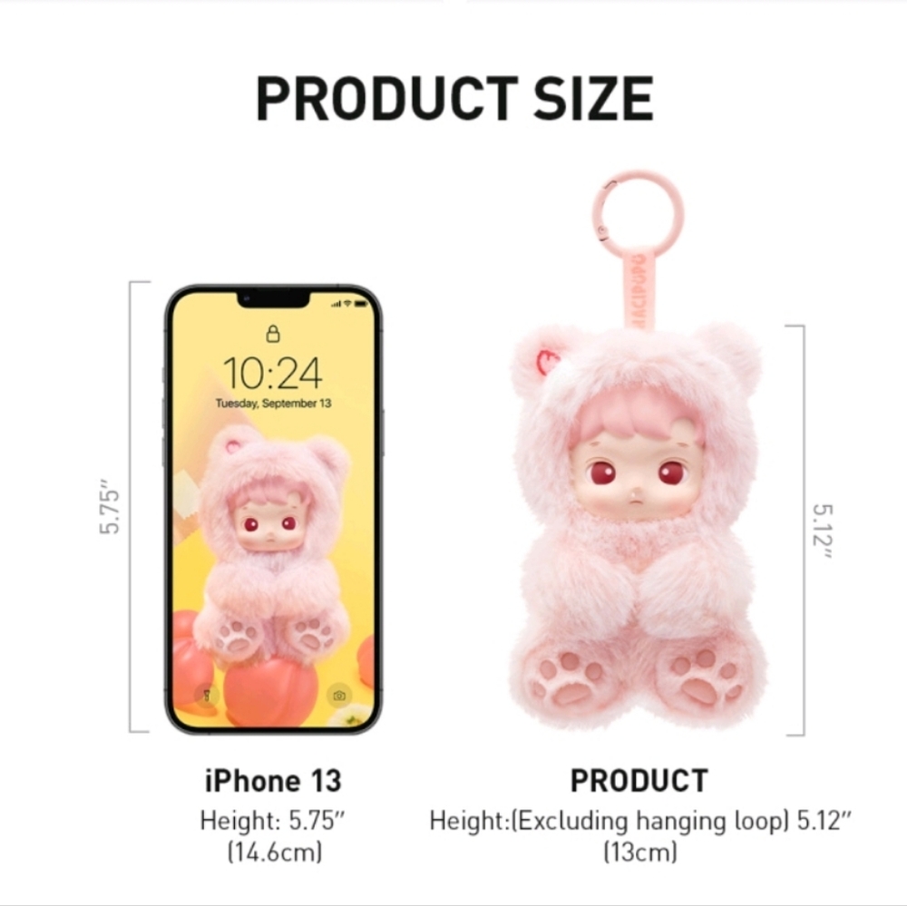 HACIPUPU Gummy Bear Series-Vinyl‎ Plush - Peach Flavor - Picture 5 of 6